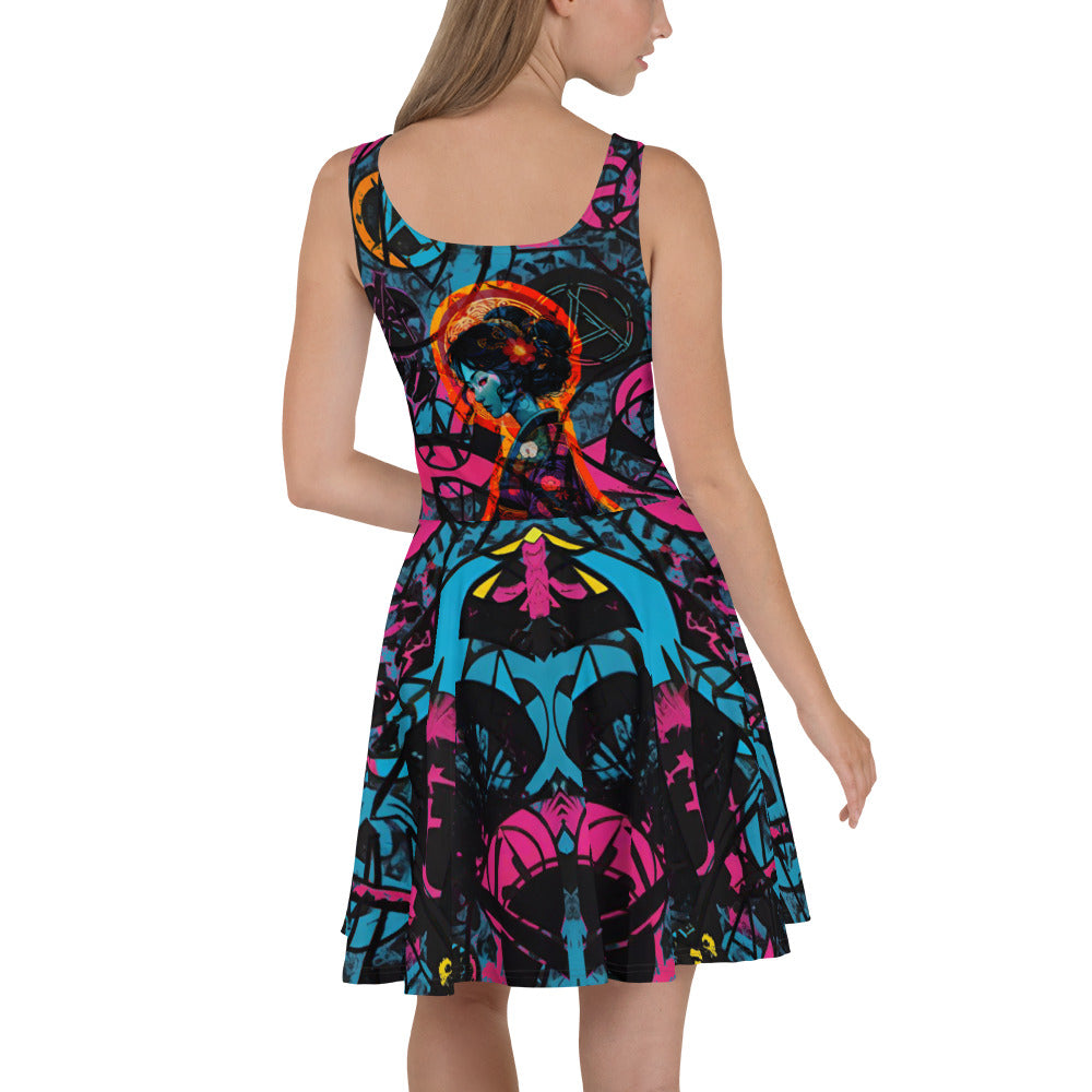 Echoes #2 Skater Dress