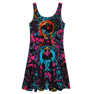 Echoes #2 Skater Dress