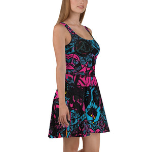 Echoes #2 Skater Dress